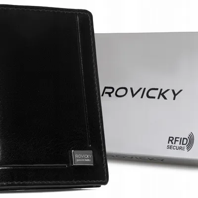 Etui na karty i dokumenty ze skóry naturalnej - Rovicky