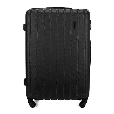 Walizka podróżna twarda duża XL 26' STL902 czarna