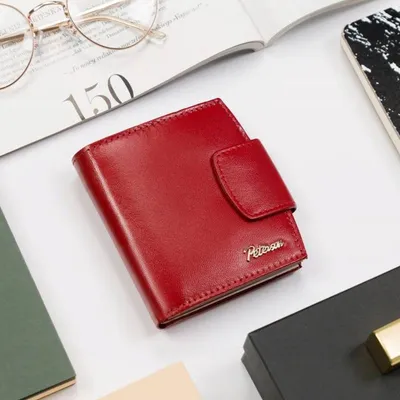 Minimalistyczny portfel damski z systemem RFID Protect — Peterson