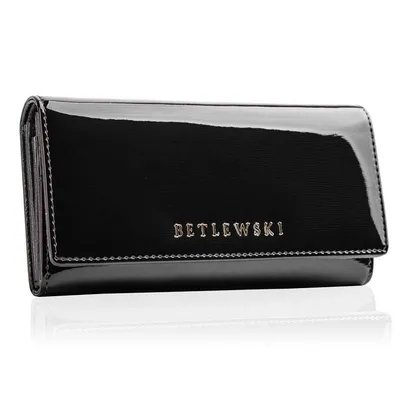 Portfel damski BETLEWSKI ZBPD-BS-100 CZARNY