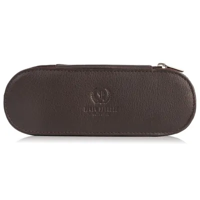 Etui na okulary piórnik PAOLO PERUZZI T-82 brązowe