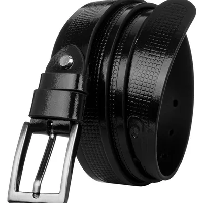Pasek męski czarny Rovicky PLW-R-14 BLACK