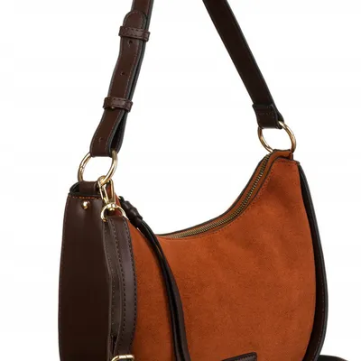 Bagietka zamszowa David Jones CM6542 j. brązowa