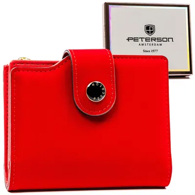 Portfel damski Peterson PTN 012-WEI czerwony