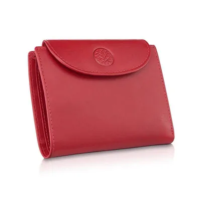 Portfel skórzany BETLEWSKI czerwony BPD-NVTC-357 RED