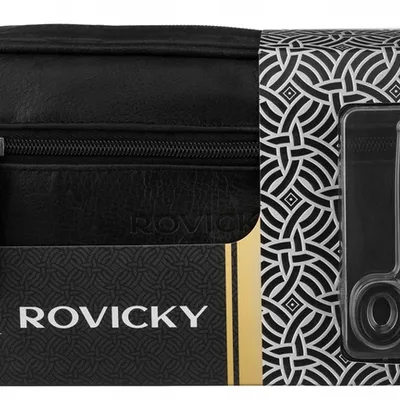 Kosmetyczka skórzana Rovicky R-297-BGO czarna