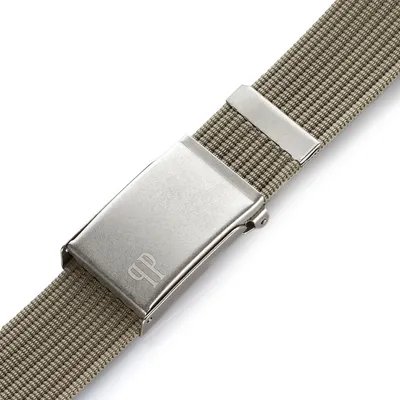 Pasek parciany PAOLO PERUZZI PW-19-95 cm khaki