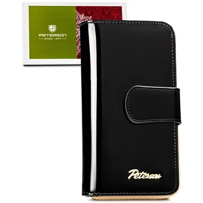 Portfel damski Peterson PTN LJ-76116 czarny