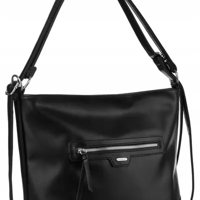 Shopperka damska Rovicky R-073-02 czarna