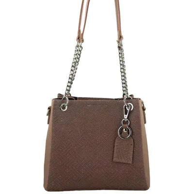 Shopperka skórzana BARBERINI'S pudrowa 919/1-18