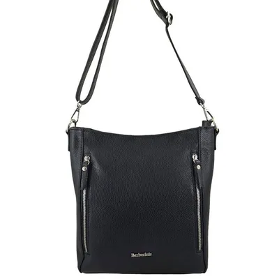 Shopperka skórzana BARBERINI'S czarna 974-1