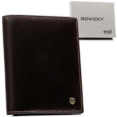 Portfel damski Rovicky N03-RVT c. brązowy
