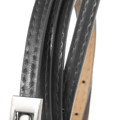 Pasek damski szary Cavaldi BB-CV-11 GRAY