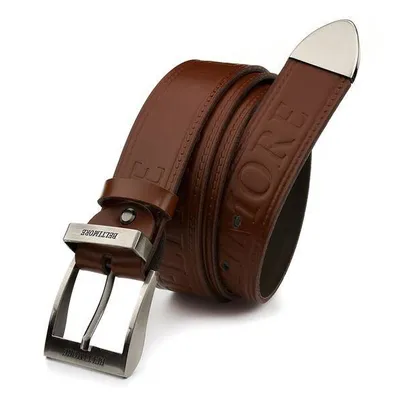 Pasek skórzany BELTIMORE r.90-105 cm 522 brązowy