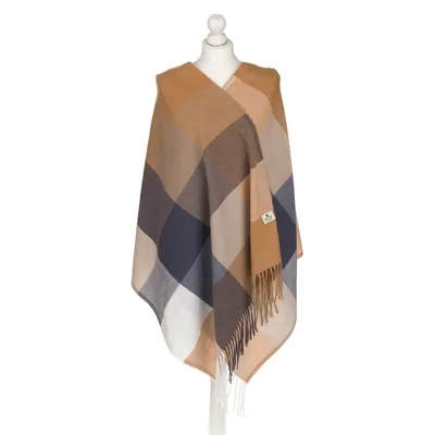Dwustronny szalik damski Peterson PTN SP100 khaki