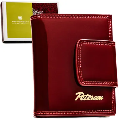 Portfel damski Peterson PTN BC-42329 czerwony