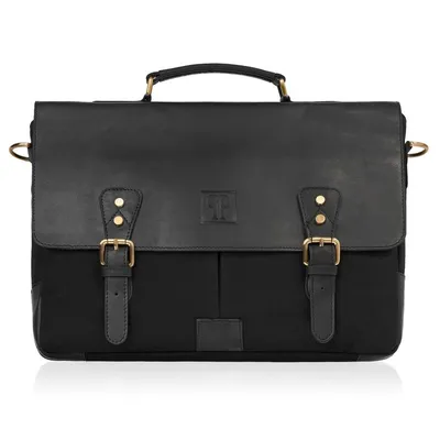 Zestaw czarny PAOLO PERUZZI portfel + torba ZUP-06-BL