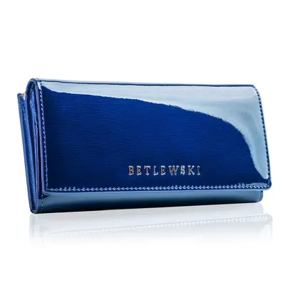 Portfel damski BETLEWSKI ZBPD-BS-72031 niebieski