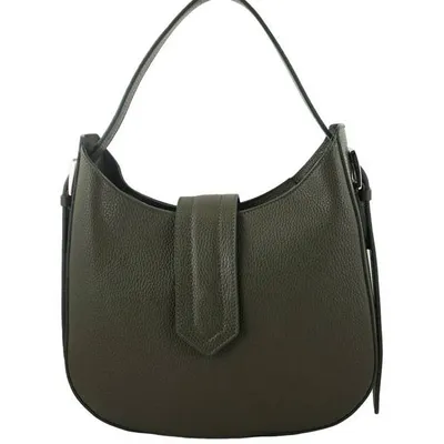 Shopperka skórzana BARBERINI'S zielona 928-38