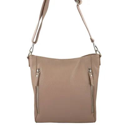 Shopperka skórzana BARBERINI'S pudowa 974-18