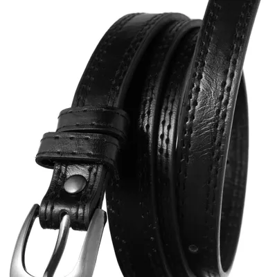 Pasek damski czarny Cavaldi SBB-CV-1 BLACK