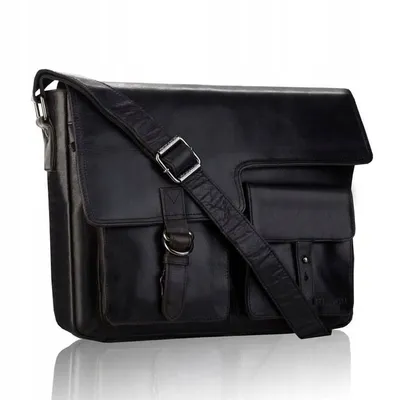 Torba skórzana BETLEWSKI TBS-313 CZARNY