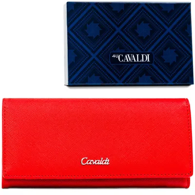 Portfel damski 4U Cavaldi GD22-SFK czerwony