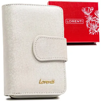 Portfel damski Lorenti 76115-BRS srebrny