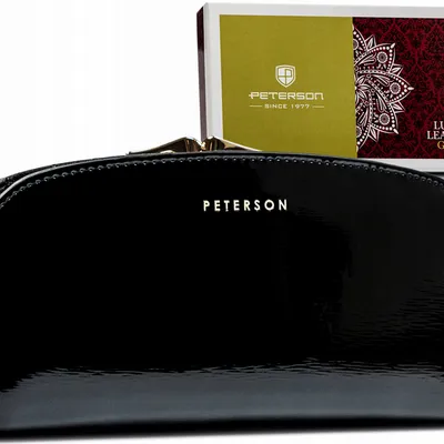 Elegancki portfel damski Peterson [DH] PTN 42123-SH czarny