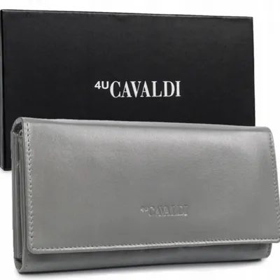 Portfel damski 4U Cavaldi RD-12-GCL szary