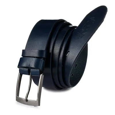Pasek skórzany BELTIMORE r.130-145 cm E15 granatowy