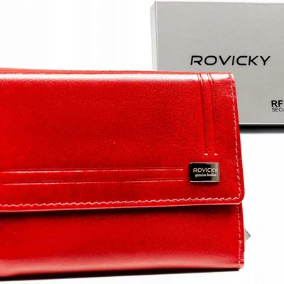 Portfel damski Rovicky CPR-121-BAR czerwony