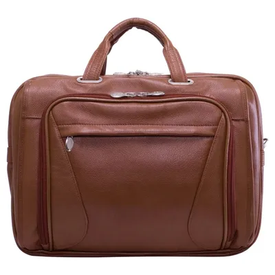 Skórzana torba na laptopa 17" Mcklein Irving Park 15574 brązowa