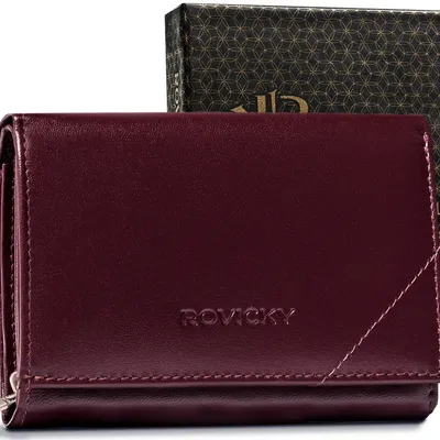 Portfel fioletowy Rovicky R-RD-38-GCL Plum