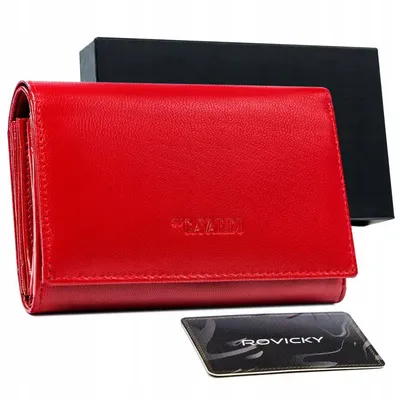 Portfel damski czerwony Cavaldi RD-22-GCL-0900 RED
