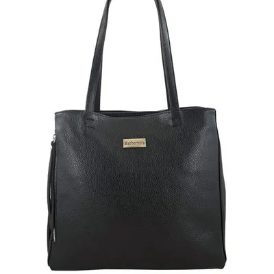 Shopperka skórzana BARBERINI'S czarna 930-1