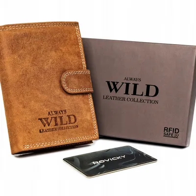 Portfel koniakowy Always Wild N4L-P-CHM-1034 COGNA