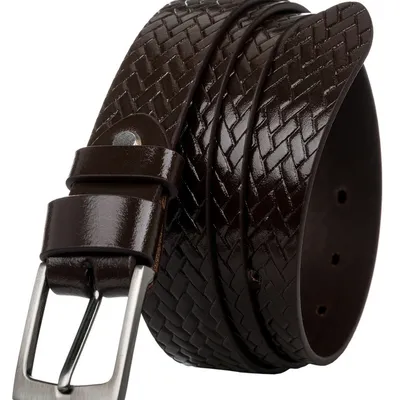 Pasek męski brązowy Rovicky PLW-R-15 BROWN