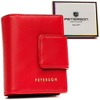 Portfel damski Peterson PTN 42329-F8 czerwony