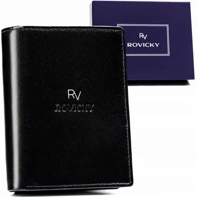 Portfel męski Rovicky RV-7680056-9-BCA czarny