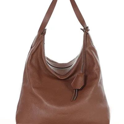 Shopperka skórzana MARCO MAZZINI brązowa s285d