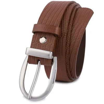 Pasek skórzany BELTIMORE r.95-110 cm D90 brązowy