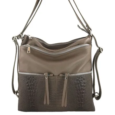 Shopperka plecak 2w1 BARBERINI'S c. beżowy 867-9