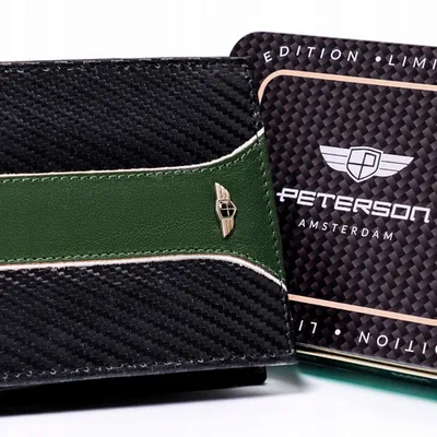 Portfel skórzany Peterson [DH] PTN 304 MOTO2 czarny