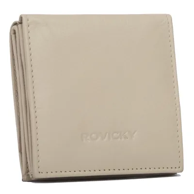 Portfel skórzany Rovicky R-23-26-LFN beżowy