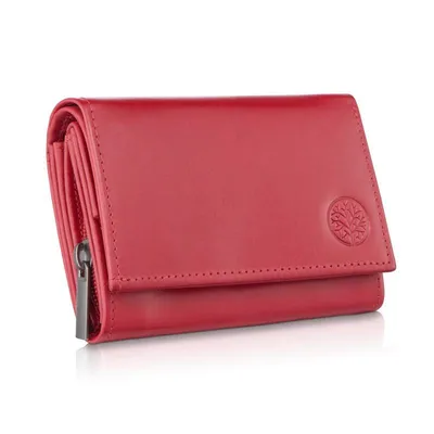 Portfel skórzany BETLEWSKI czerwony BPD-NVTC-11 RED