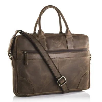 Torba skórzana BETLEWSKI TBG-HT-201 brązowa