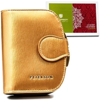 Portfel damski Peterson PTN 43972-SH złoty
