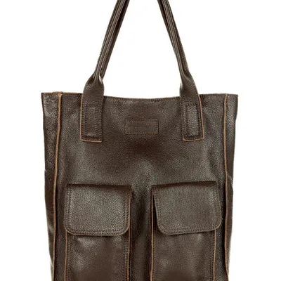 Shopper bag MAZZINI c. brązowy s131d
