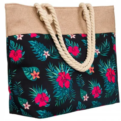Plażowa shopperka damska 2019 czarna